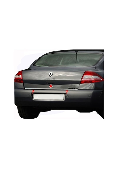 Renault Megane 2 Krom Bagaj Alt Çıtası 2002-2012 Sedan