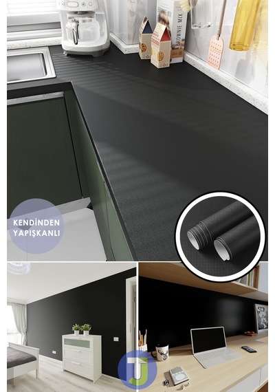 Technojet Kendinden Yapışkanlı Mat Renkli Mutfak Banyo Tezgah Duvar Dolap Ve Masa Kaplama 60cmx300cm 001