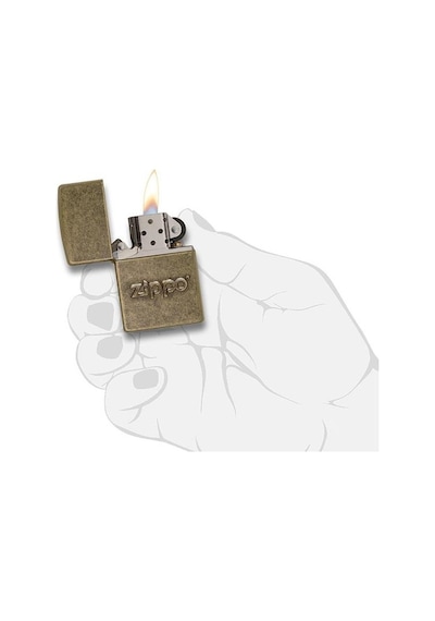Zippo Çakmak 28994-000003 Zippo Stamp Antiqued Brass