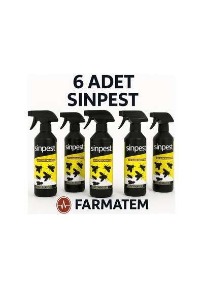Sinpest Kara Sinek Ve Haşere Ilacı 6 Adet 500ml