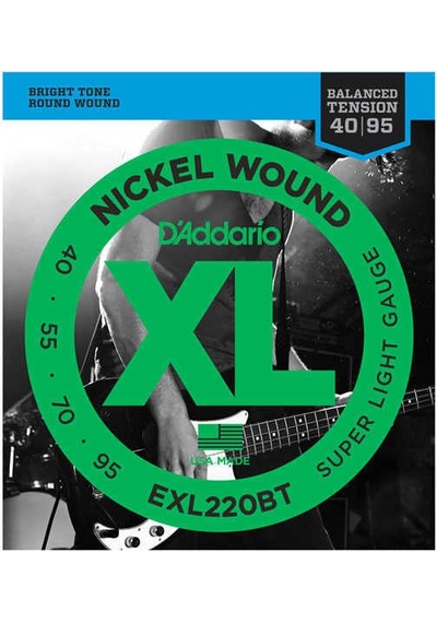 D´Addario Exl220Bt Balanced Tension Bas Gitar Teli 40-95