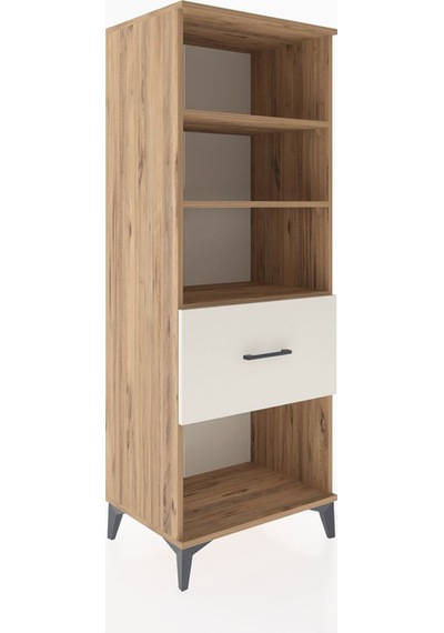 Hyperion Dolap 3 Raflı Tek Çekmeceli 60x44x163 Çam-aytaşı Çam