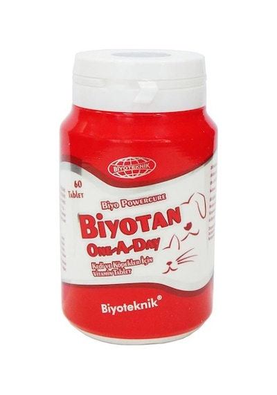 Biyoteknik Biyotan One-A-Day Köpek Vİtamini 60 Tablet