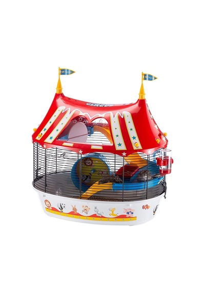 57922799 Hamsterheim Üç Katlı, Ölçüler: 49,5 X 34 X Y 42,5 Cm, Siyah