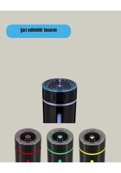 Hepsi Ultrasonik Nemlendirici Led Işıklı Aromaterapi Difüzör Sessiz Çalışma Yeni Nesil Najmaddin