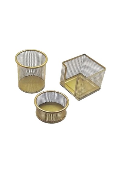 Mas 505 3 Lü Gold Perfore Üçlü Masaüstü Set Diğer