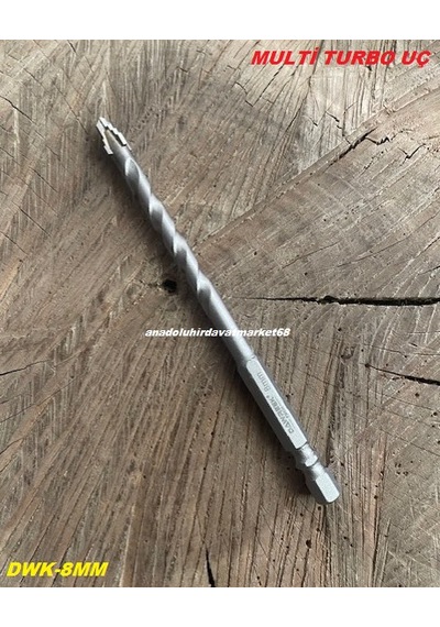Dwk Pro 8mm Kademeli Multi Uç Metal Delme Ucu Ahşap Sac Mermer Delme Ucu