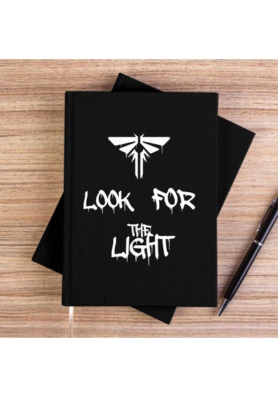 The Last Of Us Look For The Light Siyah Çizgisiz Kanvas Defter