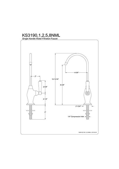 1 4 Turn Water Filter Oil Rubbed Bronze Diğer