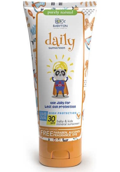 Babyton Bebek ve Çocuklar için Mineral Güneş Koruyucu Spf30 100 ML