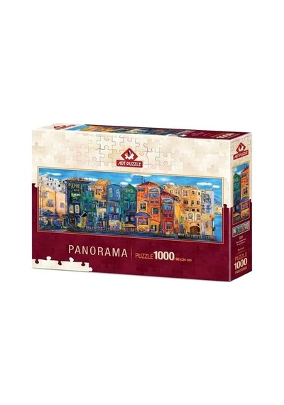 Renkli Kasaba 1000 Parça Panorama Puzzle 5350