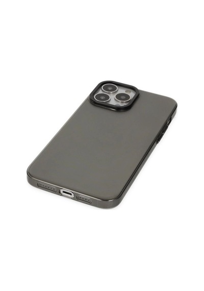Apple iPhone  Uyumlu   13 Pro Max Kılıf Anka Pc Sert Metal Kapak - Siyah Çok Renkli