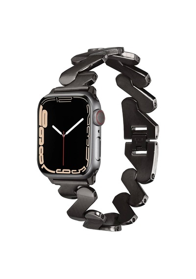 Apple Uyumlu  Watch Ultra 2 49mm Kordon Krd-80 Metal Bilezik Strap Kayış