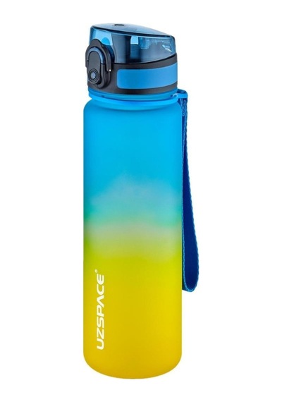 Uzspace Tritan Su Matarası 500Ml Vgn3026 Mavi Sarı
