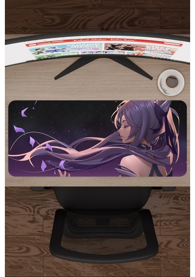 Keqing Genshin Impact Anime Gacha V5 - 70x30 Xl Gaming Mouse Pad Fare Altlığı