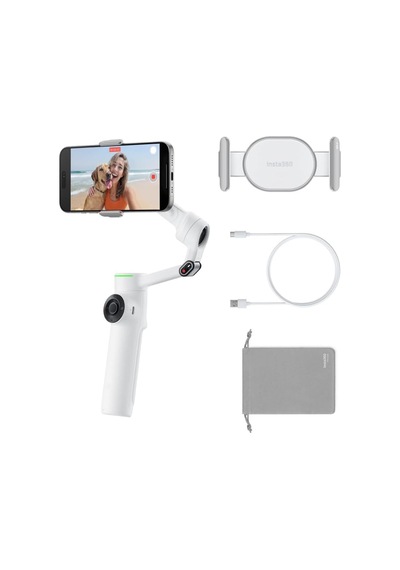 Flow 2 Pro Akıllı Telefon Gimbal Sabitleyici Beyaz Siyah