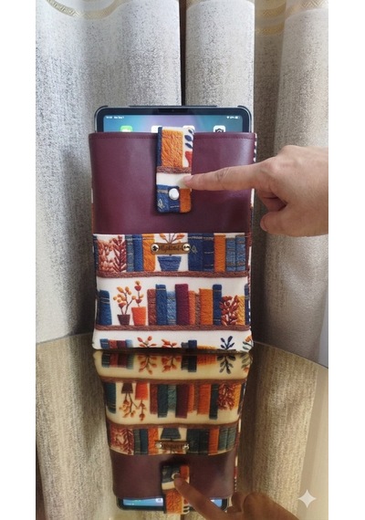 Alyalmila Kitap/tablet Çantası Kapaklı Kılıf