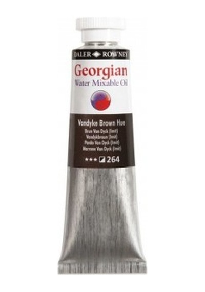 Georgıan Water Mıxable Oıl 37 ML 264 Vandyke Brown Hue