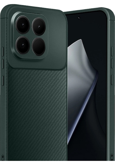 Mi 15t Auto Focus Karbon Kapak - Koyu Yeşil