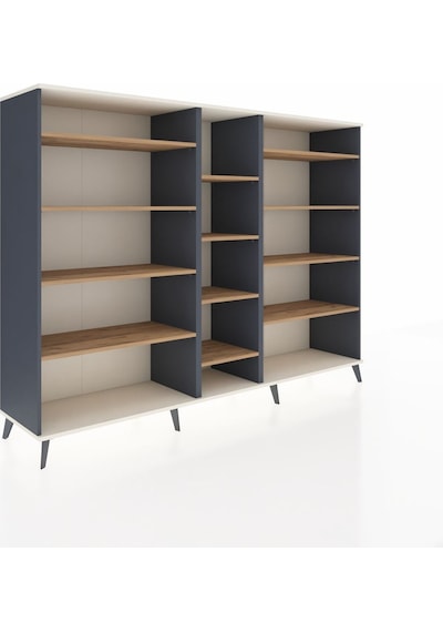 Hyperion Dolap 11 Raflı 220x44x163 Antrasit-aytaşı/çam Antrasit-aytaşı/çam Hyperion Dolap 11 Raflı 220x44x163 Antrasit-aytaşı/çam Antrasit-aytaşı/çam