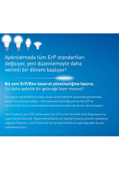 Panasonic 5.5 Watt Led Ampul E27 Duy 540 Lümen Beyaz Işık