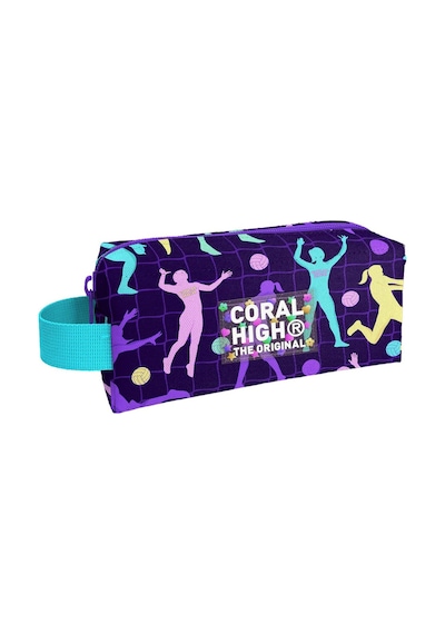 Coral High Kids Mor Voleybol Desenli Kalem Çantası 22076