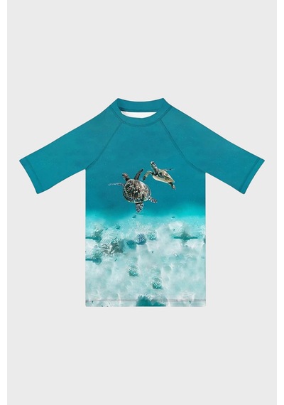 Slipstop Caretta Uv Korumalı Kısa Kollu Mayo T Shirt Erkek Çocuk T Shirt St2632000005 Turkuaz Slipstop Caretta Uv Korumalı Kısa Kollu Mayo T Shirt Erkek Çocuk T Shirt St2632000005 Turkuaz