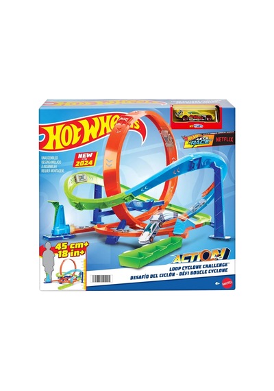 Hot Wheels Bumerang Çemberli Yarış Pisti Htk16 Şeffaf