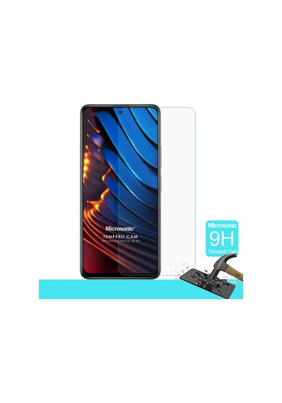 Microsonic Xiaomi Poco X3 Gt Tempered Glass Cam Ekran Koruyucu