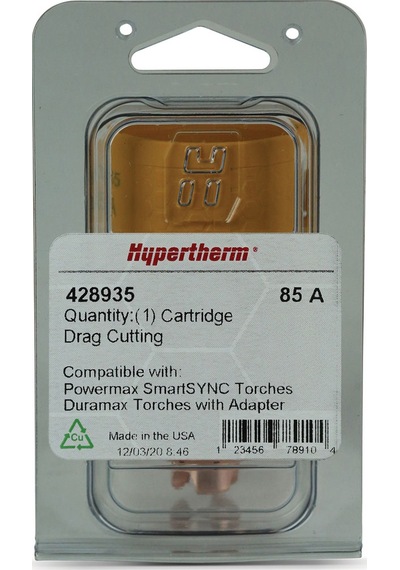 HYPERTHERM kartuş: SmartSYNC veya adaptör 85 A  428935