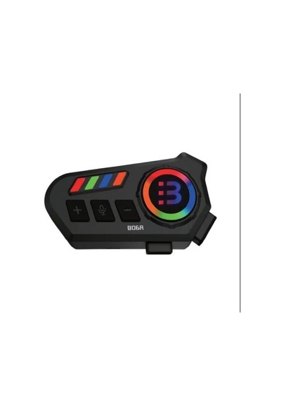 Blic B06a Motosiklet Kask İnterkom 2 Cihaz Eşleşmeli, 1000mah Batarya, 20 Saat Görüşme, Rgb Işıklı, Ip65