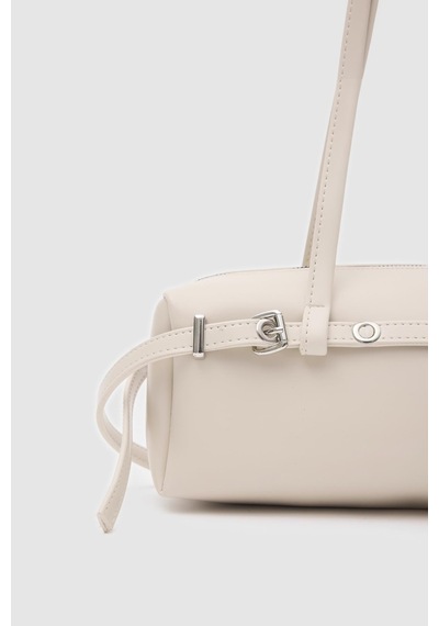 Shule Bags Boop Baget Çanta Krem Krem