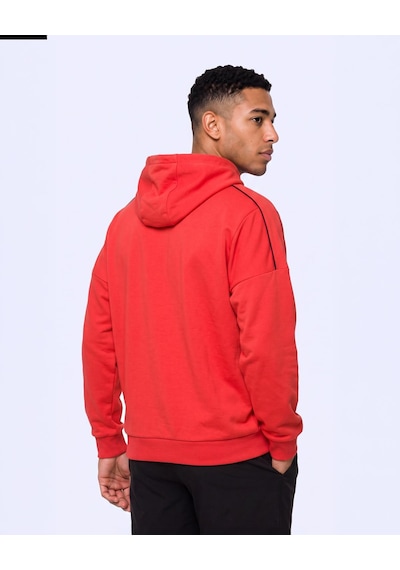 Kappa Logo İrente Tur Erkek Koyu Turuncu Regular Hoodie