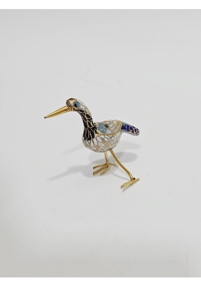 Antika Cloisonne Minyatür Kutu 5x4,7cm 165