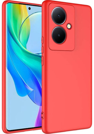 Nettech Vivo V29 Lite Uyumlu Trend Seri Arka Koruma Kılıf - Siyah Siyah