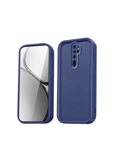 Newface - 600 - Xiaomi Redmi Note 8 Pro Kılıf Viera Silikon - Ilkestor - - Lacivert