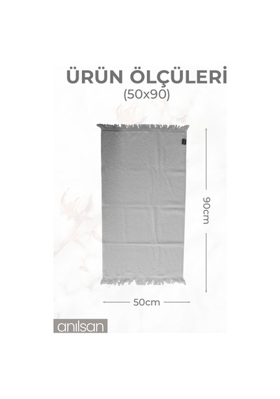 2'li Beyaz Jelena El Havlusu - 50x90 Cm, 225 Gr, %100 Pamuk, Spa Ve Otel Havlusu Beyaz