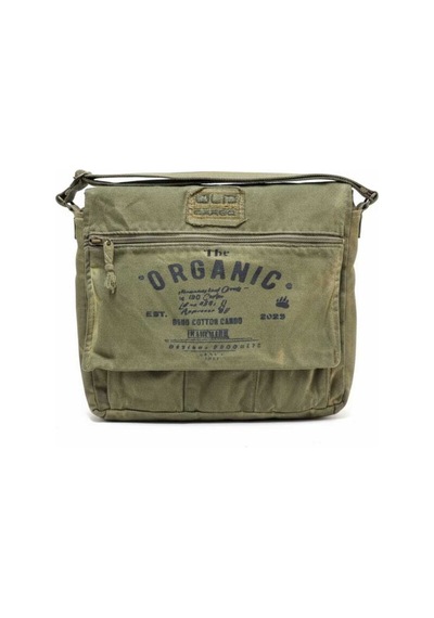 Old Cotton Cargo Mulater Bag Oil Postacı Çantası Haki