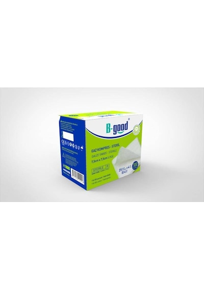 B-Good Gaz Kompres 7.5 CM x 7.5 CM 100'lü