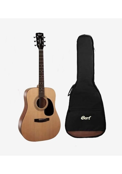 Cort Ad810Opw Akustik Gitar + Cort Gig Bag + Pena