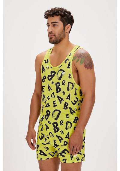 Bad Bear Bling Yeşil Erkek Atlet-yeşil