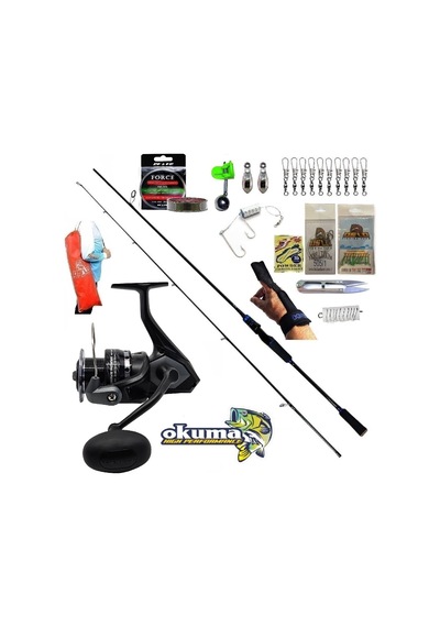Okuma Wave Power 3000 270cm 7-40gr Karbon Legend Kıyı Olta Takımı Seti