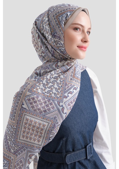 Armine Elegance Pamuk - İpek Şal As464 Vizon