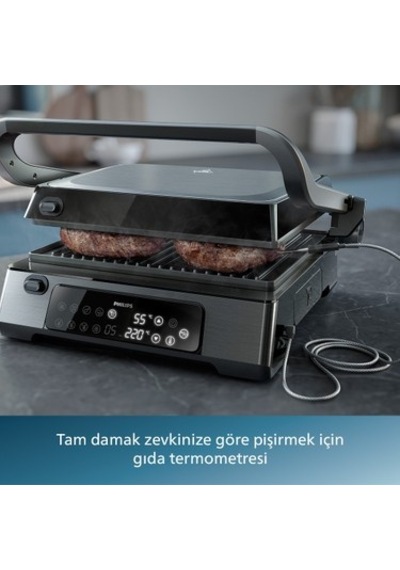 Izgara Ve Tost Makinesi, Hassas Dijital Kontrol Ve Tam Açılır Tasarım