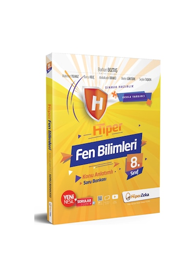 8. Sınıf Hiper Fen Bilimleri Konu Anlatımlı & Soru Bankası | Burh