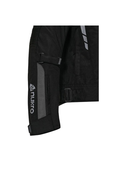 Nukrowear Stealth Pro Gri 4 Mevsim Erkek Motosiklet Ceketi
