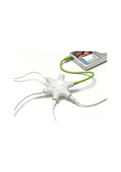 Belkin Rockstar Kulaklık Çoklayıcı Kablo 5 Kat Jak Dağıtıcısı, 3