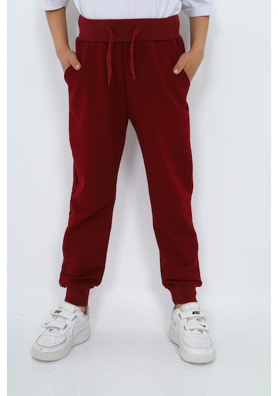 Toontoy Kids Toontoy Unisex Çocuk Eşofman Alt Bordo