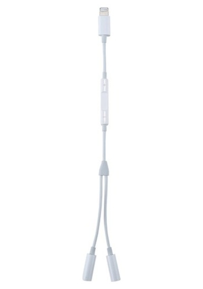 Winex 2In1 Lightning To Double 3.5Mm Jack Adaptör