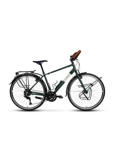 Carraro Cr-t Trip - 28 Jant 43cm ( S ) Kadro 18 Vites Şehir Bisikleti - Koyu Yeşil Beyaz